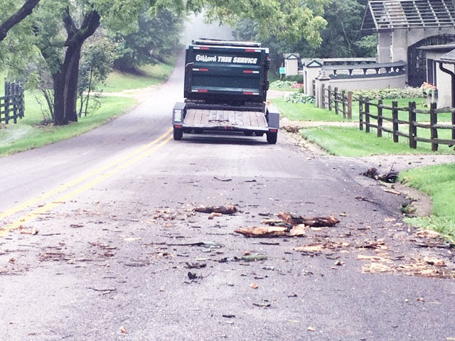 Flood storm damage Snake Road